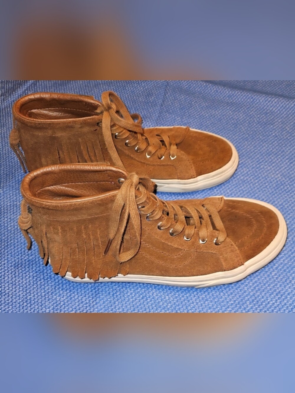 Vans Sk8-Hi-Moc "Monk Robe" Fringed Vans 7W-5.5M G.U.C. Vans Box Included